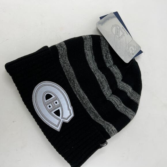NEW! NHL Fanatics Reflective Sneaker Knit Cap Skull Hat Beanie OSFA - Picture 2 of 4
